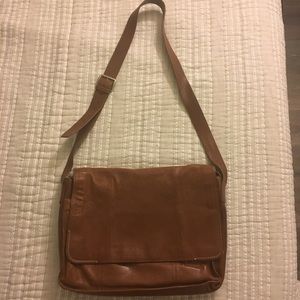 Cole Haan Leather Messenger Bag